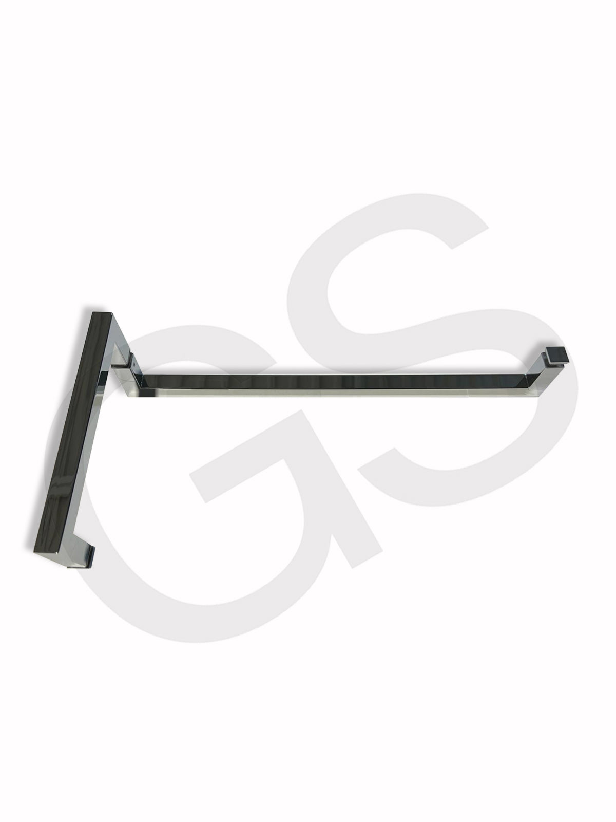 Square Towel Bar + Handle Combination