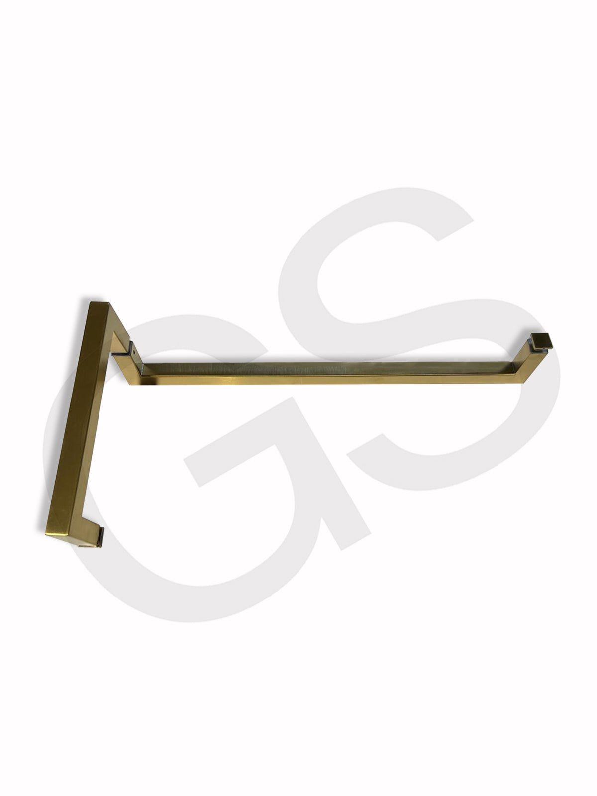 Square Towel Bar + Handle Combination