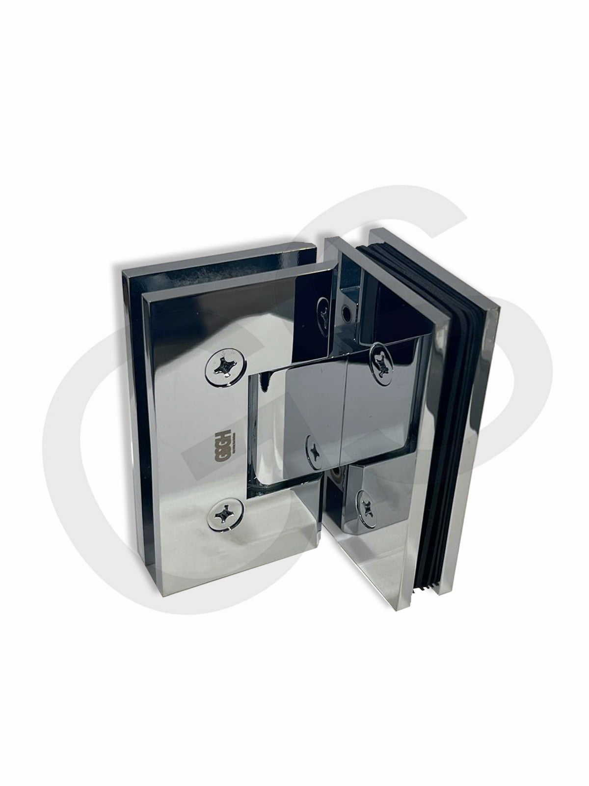 90° Heavy Duty Glass-To-Glass Hinge