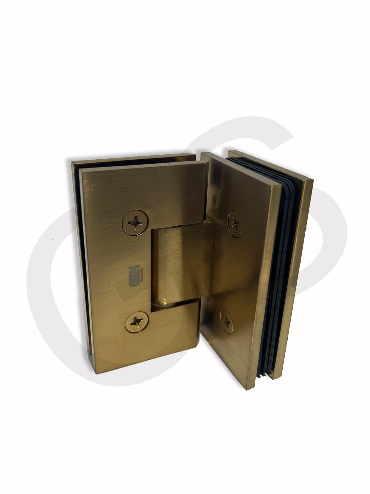 90° Heavy Duty Glass-To-Glass Hinge