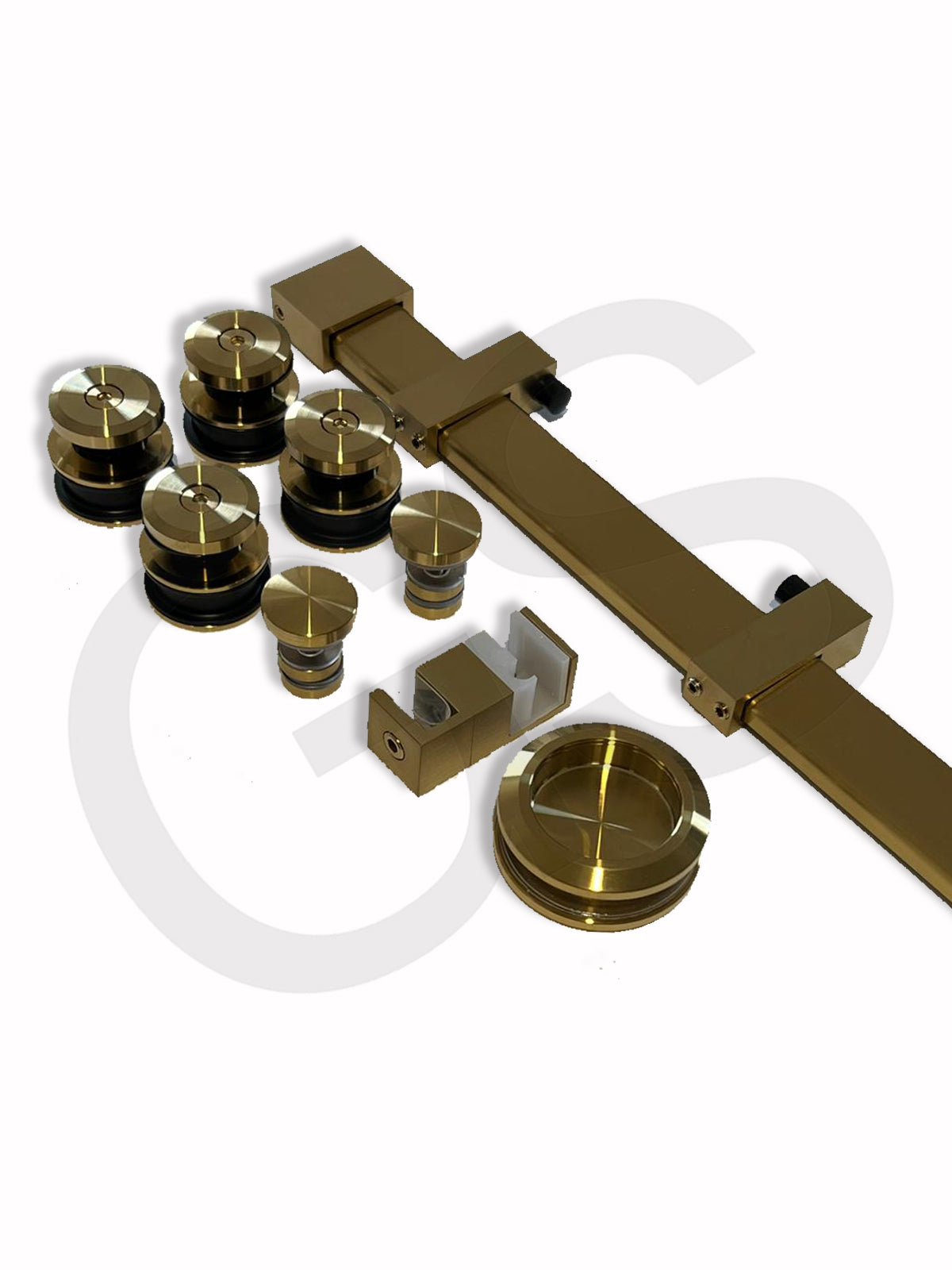 Square Series Shower Door Sliding Kit