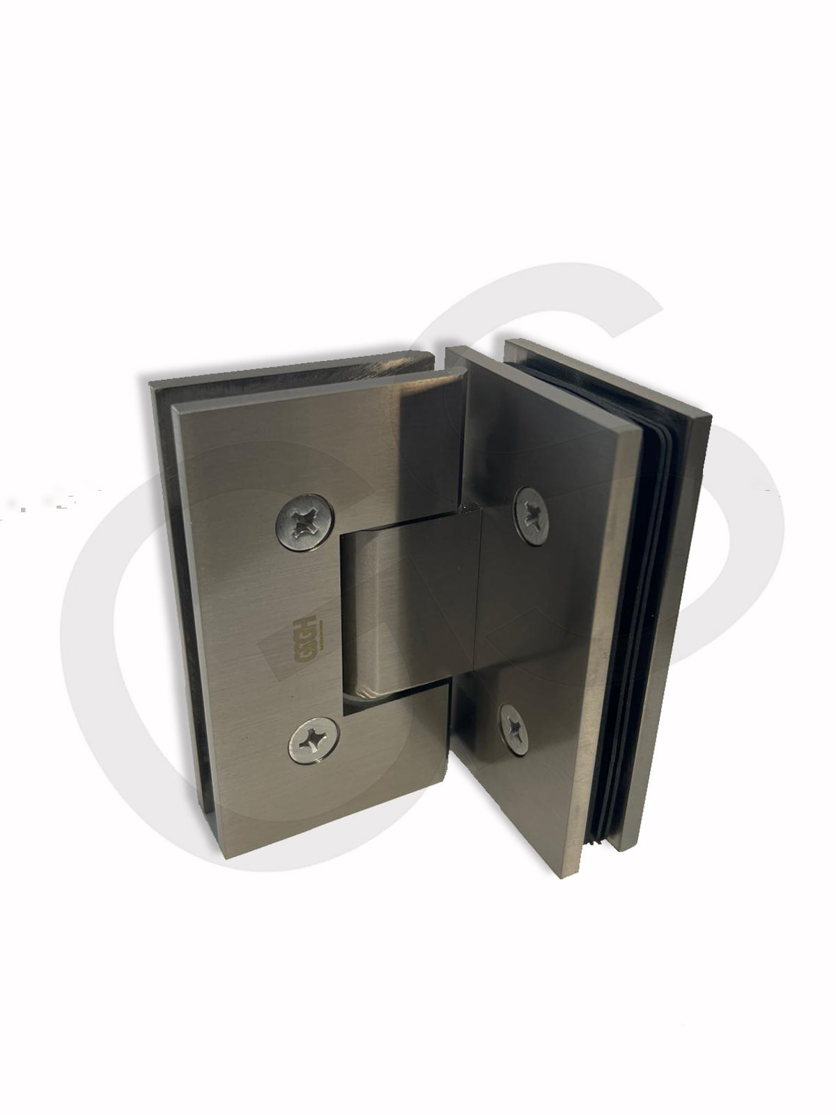 90° Heavy Duty Glass-To-Glass Hinge