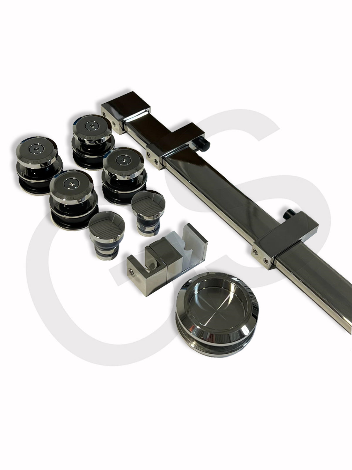 Square Series Shower Door Sliding Kit